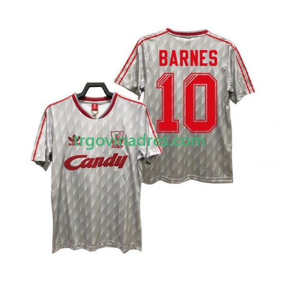 Muški Gostujući Dres Liverpool BARNES 10 Retro 1989 1991 s Kratkih Rukava Muški Gostujući Dres Liverpool BARNES 10 Retro 1989 1991 s Kratkih Rukava