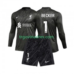 Dječji Domaći Golmanski Dres Liverpool Alisson Becker 1 2024-2025 s Dugim Rukavima Dječji Domaći Golmanski Dres Liverpool Alisson Becker 1 2024-2025 s Dugim Rukavima