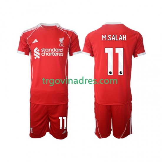 Dječji Domaći Dres Liverpool Mohamed Salah 11 2025-2026 s Kratkih Rukava Dječji Domaći Dres Liverpool Mohamed Salah 11 2025-2026 s Kratkih Rukava
