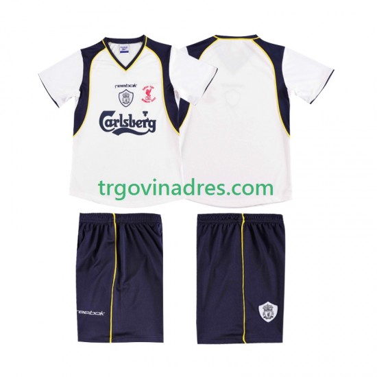 Dječji Gostujući Dres Liverpool Retro LWP 2001 2002 s Kratkih Rukava Dječji Gostujući Dres Liverpool Retro LWP 2001 2002 s Kratkih Rukava