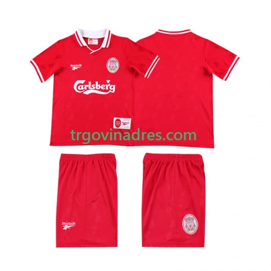 Dječji Domaći Dres Liverpool Retro LWP 1996 1997 s Kratkih Rukava Dječji Domaći Dres Liverpool Retro LWP 1996 1997 s Kratkih Rukava