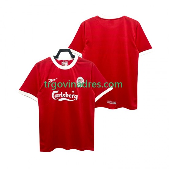 Muški Domaći Dres Liverpool Retro 1998 1999 s Kratkih Rukava Muški Domaći Dres Liverpool Retro 1998 1999 s Kratkih Rukava