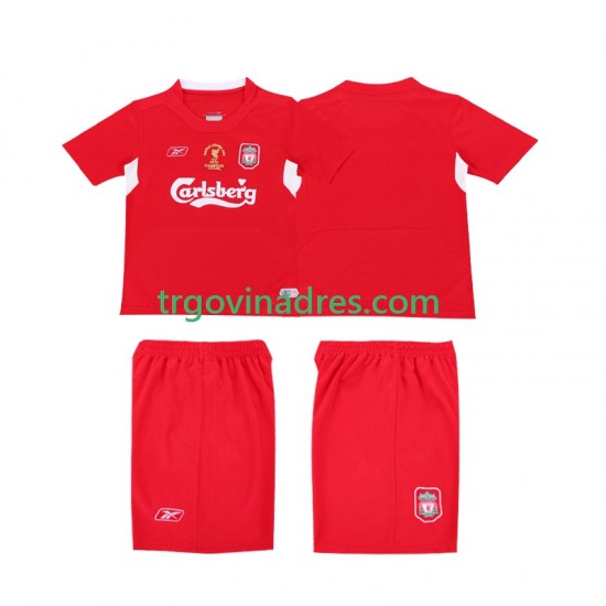 Muški Domaći Dres Liverpool Retro LWP 2005 2004 s Kratkih Rukava Muški Domaći Dres Liverpool Retro LWP 2005 2004 s Kratkih Rukava