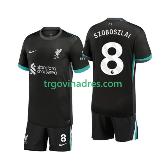 Dječji Gostujući Dres Liverpool Szoboszlai 8 2024-2025 s Kratkih Rukava Dječji Gostujući Dres Liverpool Szoboszlai 8 2024-2025 s Kratkih Rukava
