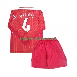Dječji Domaći Dres Liverpool Virgil 4 2024-2025 s Dugim Rukavima Dječji Domaći Dres Liverpool Virgil 4 2024-2025 s Dugim Rukavima