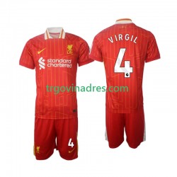 Dječji Domaći Dres Liverpool Virgil 4 2024-2025 s Kratkih Rukava Dječji Domaći Dres Liverpool Virgil 4 2024-2025 s Kratkih Rukava