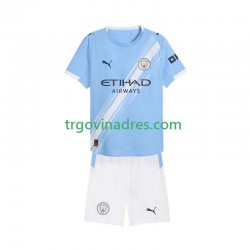 Dječji Domaći Dres Manchester City 2025-2026 s Kratkih Rukava Dječji Domaći Dres Manchester City 2025-2026 s Kratkih Rukava