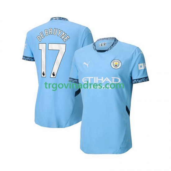 Muški Domaći Dres Manchester City Kevin De Bruyne 17 2024-2025 s Kratkih Rukava Muški Domaći Dres Manchester City Kevin De Bruyne 17 2024-2025 s Kratkih Rukava