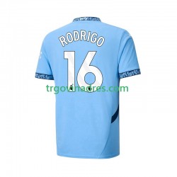 Muški Domaći Dres Manchester City RODRIGO 16 2024-2025 s Kratkih Rukava Muški Domaći Dres Manchester City RODRIGO 16 2024-2025 s Kratkih Rukava