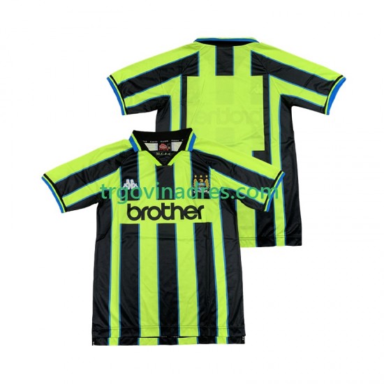 Muški Gostujući Dres Manchester City Retro 1998 1999 s Kratkih Rukava Muški Gostujući Dres Manchester City Retro 1998 1999 s Kratkih Rukava