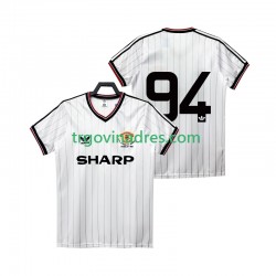 Muški Gostujući Dres Manchester United 94 Retro 1983 1984 s Kratkih Rukava Muški Gostujući Dres Manchester United 94 Retro 1983 1984 s Kratkih Rukava