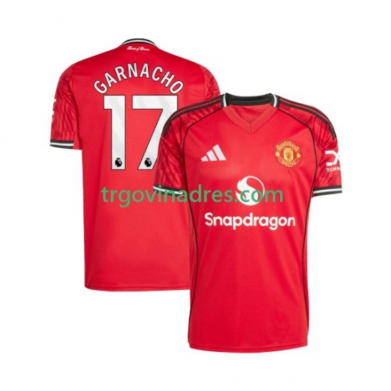 Muški Domaći Dres Manchester United Alejandro Garnacho 17 2025-2026 s Kratkih Rukava Muški Domaći Dres Manchester United Alejandro Garnacho 17 2025-2026 s Kratkih Rukava