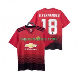 Muški Domaći Dres Manchester United B.FERNANDES 18 Retro 2018 2019 s Kratkih Rukava Muški Domaći Dres Manchester United B.FERNANDES 18 Retro 2018 2019 s Kratkih Rukava