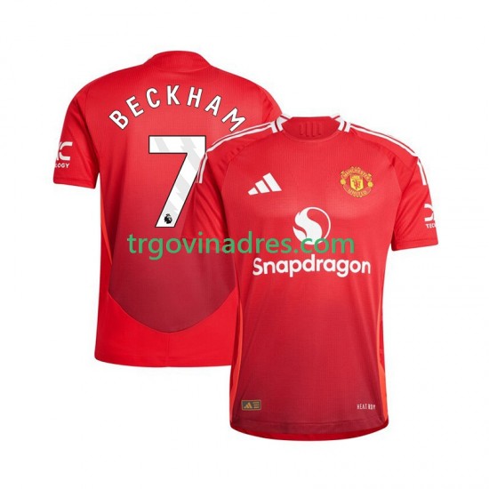 Muški Domaći Dres Manchester United Beckham 7 2024-2025 s Kratkih Rukava Muški Domaći Dres Manchester United Beckham 7 2024-2025 s Kratkih Rukava