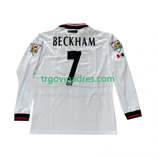 Muški Gostujući Dres Manchester United Beckham 7 Retro 1998-1999 s Dugim Rukavima Muški Gostujući Dres Manchester United Beckham 7 Retro 1998-1999 s Dugim Rukavima