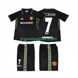 Dječji Treći Dres Manchester United Beckham 7 Retro 1998 1999 s Kratkih Rukava Dječji Treći Dres Manchester United Beckham 7 Retro 1998 1999 s Kratkih Rukava