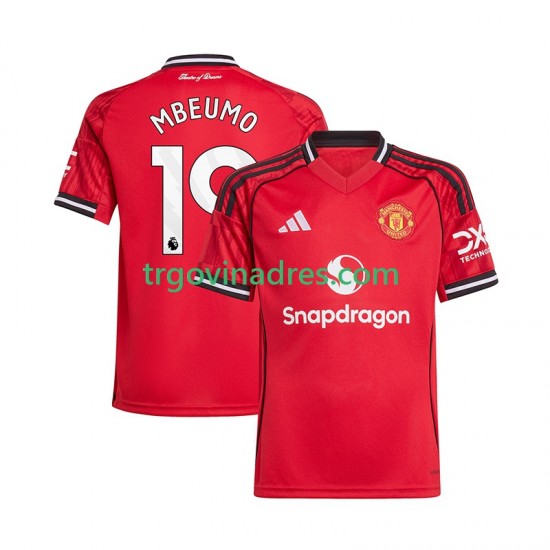 Muški Domaći Dres Manchester United Bryan Mbeumo 19 2025-2026 s Kratkih Rukava Muški Domaći Dres Manchester United Bryan Mbeumo 19 2025-2026 s Kratkih Rukava