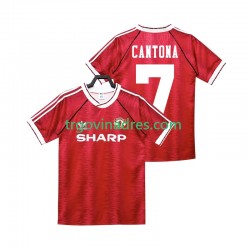 Muški Domaći Dres Manchester United CANTONA 7 Retro 1990 1992 s Kratkih Rukava Muški Domaći Dres Manchester United CANTONA 7 Retro 1990 1992 s Kratkih Rukava