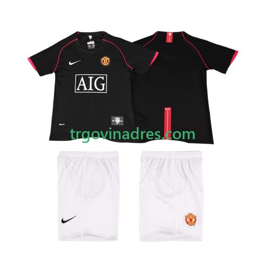 Dječji Gostujući Dres Manchester United Retro 2007 2008 s Kratkih Rukava Dječji Gostujući Dres Manchester United Retro 2007 2008 s Kratkih Rukava