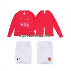 Dječji Domaći Dres Manchester United Retro Premier League 2009 2008 s Dugim Rukavima Dječji Domaći Dres Manchester United Retro Premier League 2009 2008 s Dugim Rukavima