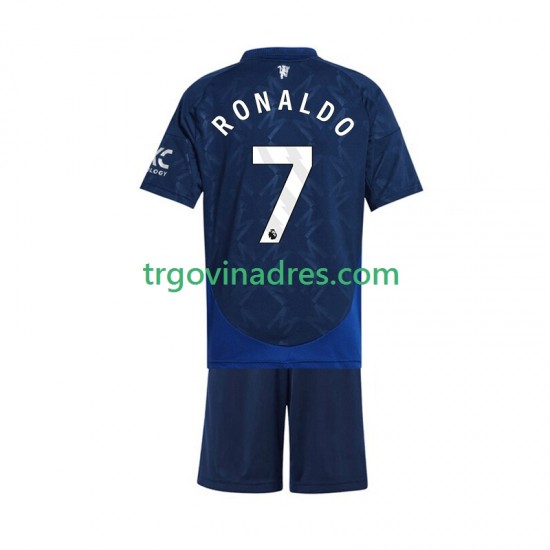 Dječji Gostujući Dres Manchester United Cristiano Ronaldo 7 2024-2025 s Kratkih Rukava Dječji Gostujući Dres Manchester United Cristiano Ronaldo 7 2024-2025 s Kratkih Rukava