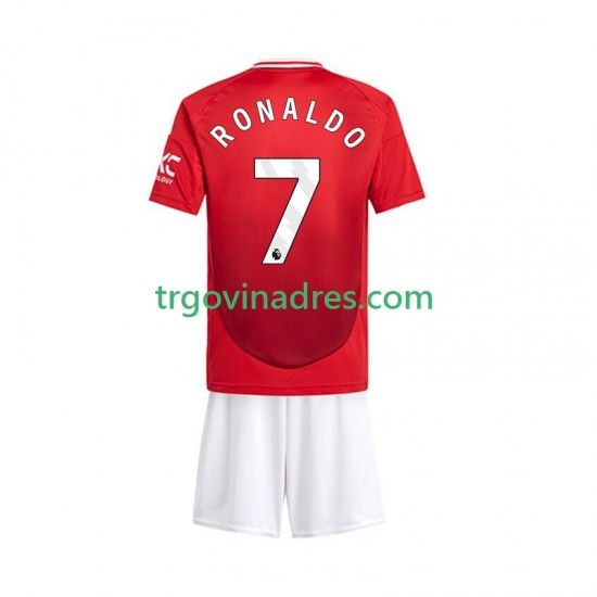 Dječji Domaći Dres Manchester United Cristiano Ronaldo 7 2024-2025 s Kratkih Rukava Dječji Domaći Dres Manchester United Cristiano Ronaldo 7 2024-2025 s Kratkih Rukava