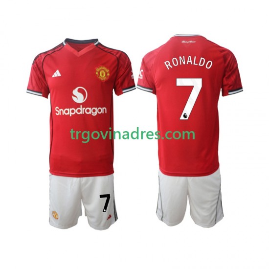 Dječji Domaći Dres Manchester United Cristiano Ronaldo 7 2025-2026 s Kratkih Rukava Dječji Domaći Dres Manchester United Cristiano Ronaldo 7 2025-2026 s Kratkih Rukava