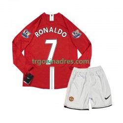Dječji Domaći Dres Manchester United Cristiano Ronaldo 7 Retro 2007 s Dugim Rukavima Dječji Domaći Dres Manchester United Cristiano Ronaldo 7 Retro 2007 s Dugim Rukavima