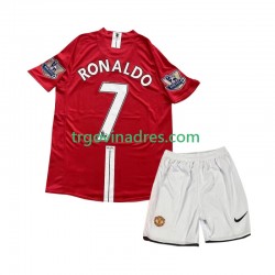Dječji Domaći Dres Manchester United Cristiano Ronaldo 7 Retro 2007 s Kratkih Rukava
