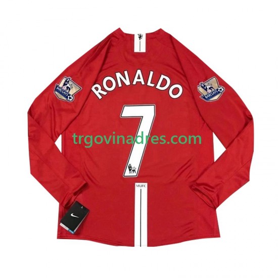 Muški Domaći Dres Manchester United Cristiano Ronaldo 7 Retro 2007 s Dugim Rukavima Muški Domaći Dres Manchester United Cristiano Ronaldo 7 Retro 2007 s Dugim Rukavima
