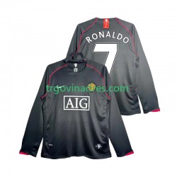 Muški Gostujući Dres Manchester United Critstiano Ronaldo 7 Retro 2007 2008 s Dugim Rukavima Muški Gostujući Dres Manchester United Critstiano Ronaldo 7 Retro 2007 2008 s Dugim Rukavima