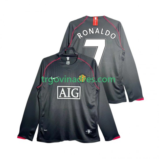 Muški Gostujući Dres Manchester United Critstiano Ronaldo 7 Retro 2007 2008 s Dugim Rukavima Muški Gostujući Dres Manchester United Critstiano Ronaldo 7 Retro 2007 2008 s Dugim Rukavima