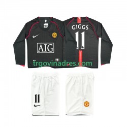 Dječji Gostujući Dres Manchester United GIGGS 11 Retro 2007 2008 s Dugim Rukavima Dječji Gostujući Dres Manchester United GIGGS 11 Retro 2007 2008 s Dugim Rukavima
