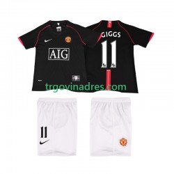 Dječji Gostujući Dres Manchester United GIGGS 11 Retro 2007 2008 s Kratkih Rukava Dječji Gostujući Dres Manchester United GIGGS 11 Retro 2007 2008 s Kratkih Rukava