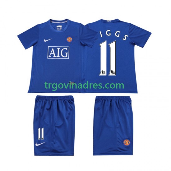 Dječji Gostujući Dres Manchester United GIGGS 11 Retro 2008 s Kratkih Rukava Dječji Gostujući Dres Manchester United GIGGS 11 Retro 2008 s Kratkih Rukava
