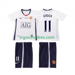 Dječji Gostujući Dres Manchester United GIGGS 11 Retro Champions League 2009 2008 s Kratkih Rukava Dječji Gostujući Dres Manchester United GIGGS 11 Retro Champions League 2009 2008 s Kratkih Rukava