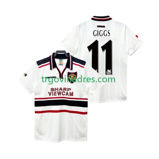 Muški Gostujući Dres Manchester United GIGGS 11 Retro 1998 1999 s Kratkih Rukava Muški Gostujući Dres Manchester United GIGGS 11 Retro 1998 1999 s Kratkih Rukava