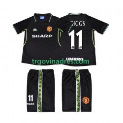Dječji Treći Dres Manchester United GIGGS 11 Retro 1998 1999 s Kratkih Rukava Dječji Treći Dres Manchester United GIGGS 11 Retro 1998 1999 s Kratkih Rukava