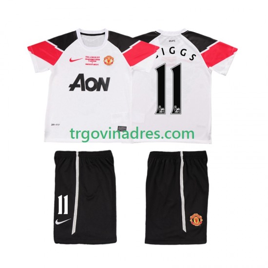 Dječji Treći Dres Manchester United GIGGS 11 Retro Champions League 2012 2011 s Kratkih Rukava Dječji Treći Dres Manchester United GIGGS 11 Retro Champions League 2012 2011 s Kratkih Rukava