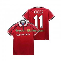 Muški Domaći Dres Manchester United GIGGS 11 Retro 1998 1999 s Kratkih Rukava Muški Domaći Dres Manchester United GIGGS 11 Retro 1998 1999 s Kratkih Rukava