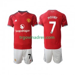 Dječji Domaći Dres Manchester United Mason Mount 7 2025-2026 s Kratkih Rukava