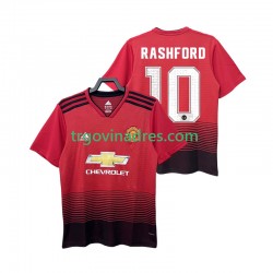 Muški Domaći Dres Manchester United RASHFORD 10 Retro 2018 2019 s Kratkih Rukava Muški Domaći Dres Manchester United RASHFORD 10 Retro 2018 2019 s Kratkih Rukava