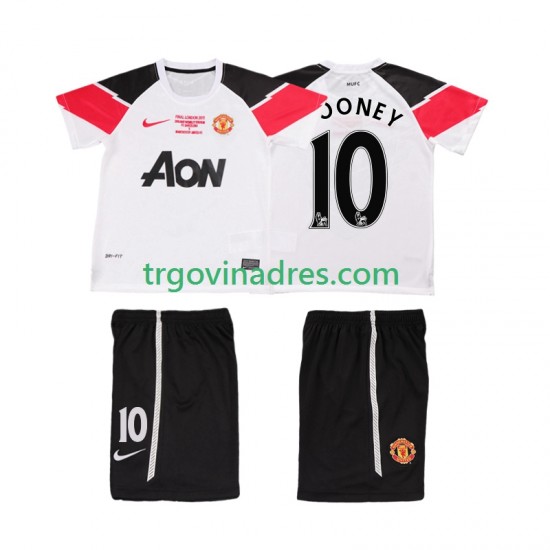 Dječji Treći Dres Manchester United ROONEY 10 Retro Champions League 2012 2011 s Kratkih Rukava Dječji Treći Dres Manchester United ROONEY 10 Retro Champions League 2012 2011 s Kratkih Rukava
