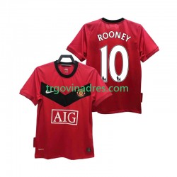 Muški Domaći Dres Manchester United ROONEY 10 Retro 2009 2010 s Kratkih Rukava Muški Domaći Dres Manchester United ROONEY 10 Retro 2009 2010 s Kratkih Rukava