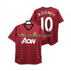 Muški Domaći Dres Manchester United ROONEY 10 Retro 2012 2013 s Kratkih Rukava Muški Domaći Dres Manchester United ROONEY 10 Retro 2012 2013 s Kratkih Rukava