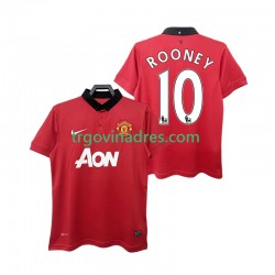 Muški Domaći Dres Manchester United ROONEY 10 Retro 2013 2014 s Kratkih Rukava Muški Domaći Dres Manchester United ROONEY 10 Retro 2013 2014 s Kratkih Rukava