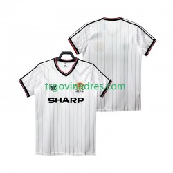 Muški Gostujući Dres Manchester United Retro 1983 1984 s Kratkih Rukava Muški Gostujući Dres Manchester United Retro 1983 1984 s Kratkih Rukava