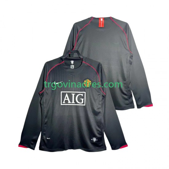 Muški Gostujući Dres Manchester United Retro 2007 2008 s Dugim Rukavima Muški Gostujući Dres Manchester United Retro 2007 2008 s Dugim Rukavima