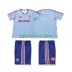 Dječji Gostujući Dres Manchester United Retro 1990 1992 s Kratkih Rukava Dječji Gostujući Dres Manchester United Retro 1990 1992 s Kratkih Rukava