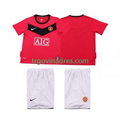Dječji Domaći Dres Manchester United Retro 2009 2010 s Kratkih Rukava Dječji Domaći Dres Manchester United Retro 2009 2010 s Kratkih Rukava